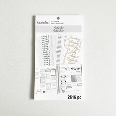 Livro de Adesivos - Sticker Book - Calendar - Recollections