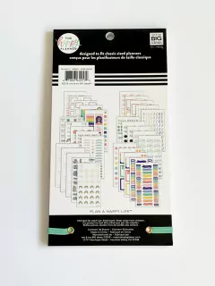 Livro de Adesivos - Value Pack Stickers - Books Are Magic - The Happy Planner - Dream Big - Papelaria Criativa