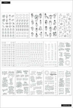 Livro de Adesivos - Value Pack Stickers - Color Your Own - The Happy Planner na internet