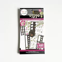 Livro de Adesivos - Value Pack Stickers - Deep Botanicals Floral - The Happy Planner