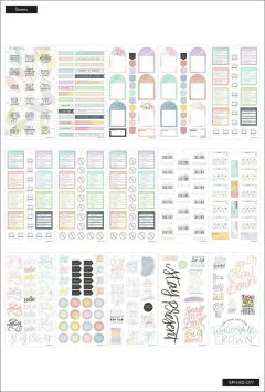 Livro de Adesivos - Value Pack Stickers - Go Offline Digital Detox - The Happy Planner - comprar online