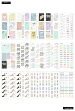 Livro de Adesivos - Value Pack Stickers - Go Offline Digital Detox - The Happy Planner na internet