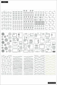 Livro de Adesivos - Value Pack Stickers - Journaling Doodles - The Happy Planner na internet
