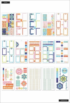 Livro de Adesivos - Value Pack Stickers - Playful Tile - The Happy Planner na internet