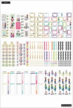 Livro de Adesivos - Value Pack Stickers - Rongrong Fitness - The Happy Planner - comprar online