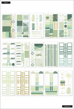 Livro de Adesivos - Value Pack Stickers - Sage - The Happy Planner - comprar online