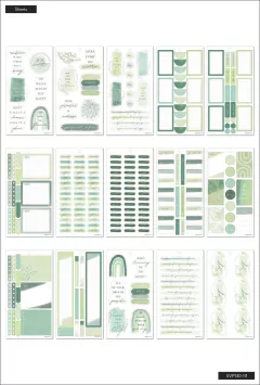 Livro de Adesivos - Value Pack Stickers - Sage - The Happy Planner na internet