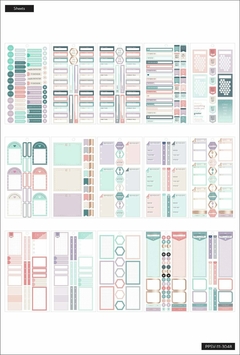 Livro de Adesivos - Value Pack Stickers - Wellness - The Happy Planner na internet