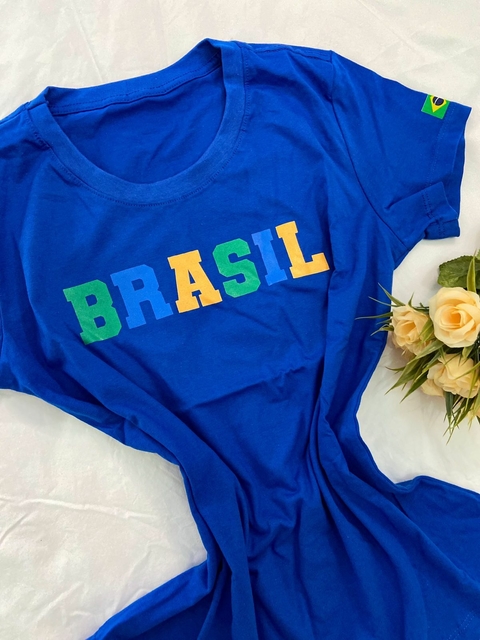 T-shirt Brasil Colorido