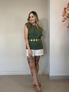 Colete Tricot Verde