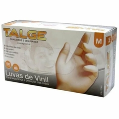 LUVA VINIL M - TALGE COM PO 100UN