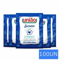 ADOÇANTE SUCRALOSE SACHE UNIAO 100X0,6G