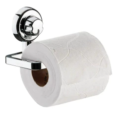 PORTA PAPEL HIGIENICO C/ VENTOSA PLASTICO CROMADO FUTURE - REF.405CR