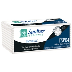 PAPEL TOALHA INTERFOLHADO FOLHA QUADRUPLA INOVATTA 120FL - REF.TSP04