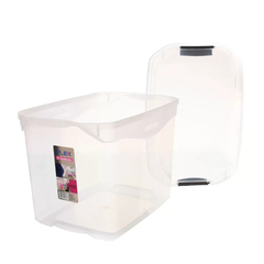 CAIXA PLASTICA ORGANIZADORA 29L TRANSPARENTE SANREMO FLEX - REF.SR941 - comprar online