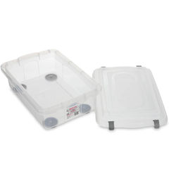 CAIXA PLASTICA ORGANIZADORA 8,6L TRANSPARENTE SANREMO TOP - REF.960 na internet