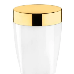 PORTA ALGODAO COTONETE BRANCO C/ DOURADO FUTURE- REF.2703BCD - comprar online