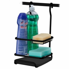 SUPORTE P/ SABAO DETERGENTE ESPONJA AÇO PRETO FOSCO FUTURE - REF.2804PT