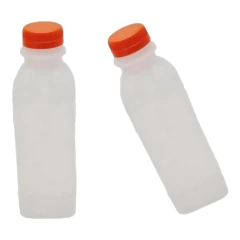 KIT GARRAFA PLASTICA QUADRADA 300ML MULTPLAST 100UN - comprar online