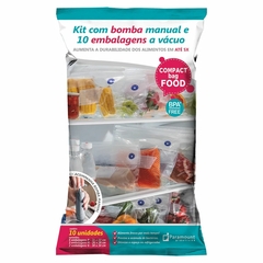 KIT COMPACT FOOD 10UN C/ BOMBA MANUAL PARAMOUNT -REF.1400
