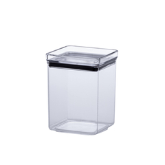 POTE HERMETICO 1 LITRO ACRILICO LUMINI QUADRADO