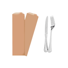 SACO PAPEL PARA TALHERES KRAFT 7X23CM PACK PAL 500UN - comprar online