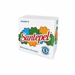 GUARDANAPO GRANDE FOLHA SIMPLES SANTEPEL 100FL - comprar online