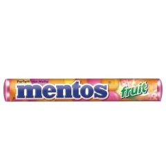 MENTOS STICK FRUIT DISPLAY 16X37,5G - comprar online