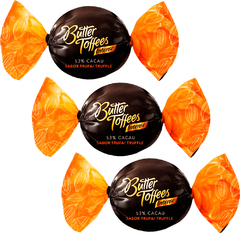 BALA RECHEADA BUTTER TOFFEES TRUFA 53% CACAU ARCOR 500G na internet