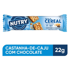 BARRA DE CEREAIS NUTRY CASTANHA DE CAJU COM CHOCOLATE C/ 24X22G na internet