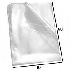 SACO PLASTICO PP 40X60CM 0,06 TRANSPARENTE FLEXBAG 1KG
