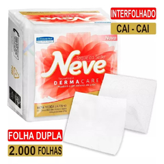 PAPEL HIGIENICO INTERFOLHADO NEVE FOLHA DUPLA 2000FL - REF.30226267
