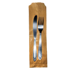 SACO PAPEL PARA TALHERES KRAFT 7X23CM PACK PAL 500UN - keroo.com