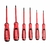 Jogo Chave Isoladas Philips e Fenda kit com 6 Peças Chave Cabo emborrachado