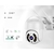 Câmera De Segurança Wi-fi Externa À Prova D'água Full Hd Icsee Gira 360 Speed Dome - Bivolt - comprar online