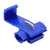 Conector de derivação Azul 1,5 / 2,5 mm - 50 peças
