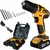 Parafusadeira e Furadeira WAP + Bits + Brocas - Bateria 12V Com Lanterna
