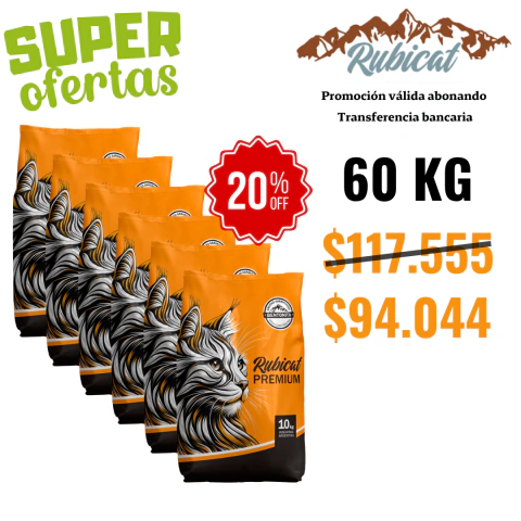 Promo 60kg Rubicat Premium