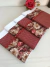 Pano de Prato - Floral Bordo