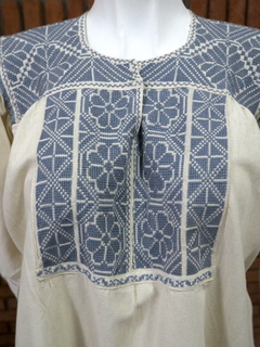Blusa bordada a mano Mod. Ejutla con bordados Multicolor Unitalla - comprar en línea