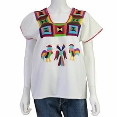 Blusa Artesanal Mod Huazolo Bordado Multicolor UT en internet