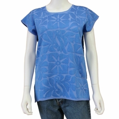 Blusa Jalapa con Bordados de un solo color Hecho a Mano Unitalla - Lari Moda