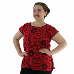 Blusa Jalapa con Bordados de un solo color Hecho a Mano Unitalla - comprar en línea