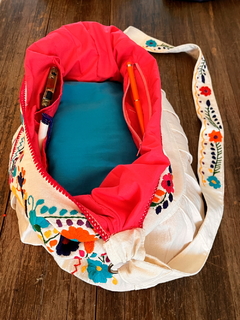 Bolsa Bordada a Mano, Renacer Mexicano Mod. Hipper Manta - comprar en línea