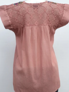 Blusa Bordada A Mano Mod. Geranio Unitalla - comprar en línea