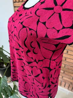 Blusa Jalapa con Bordados de un solo color Hecho a Mano Unitalla - comprar en línea