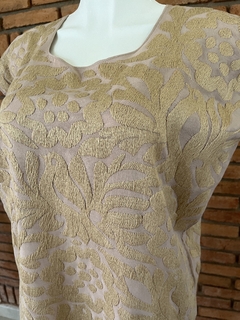 Blusa Jalapa con Bordados de un solo color Hecho a Mano Unitalla - Lari Moda