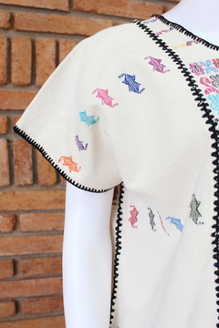 Huipil/Vestido Amuzgos Tradicional Unitalla - Lari Moda