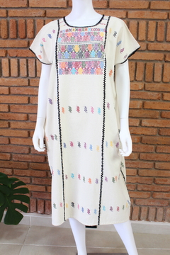 Imagen de Huipil/Vestido Amuzgos Tradicional Unitalla