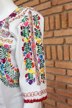 Blusa San Antonino deshilada manga 3/4 UNITALLA en internet